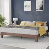 Flash Furniture Walnut King Size Solid Wood Platform Bed YKC-1090-K-WAL-GG